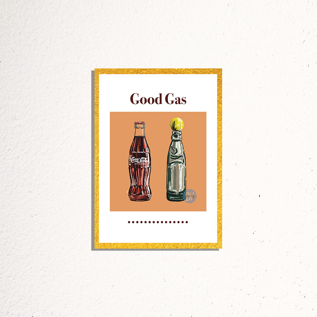 Good Gas Painting by Bharath For Home Wall Decor