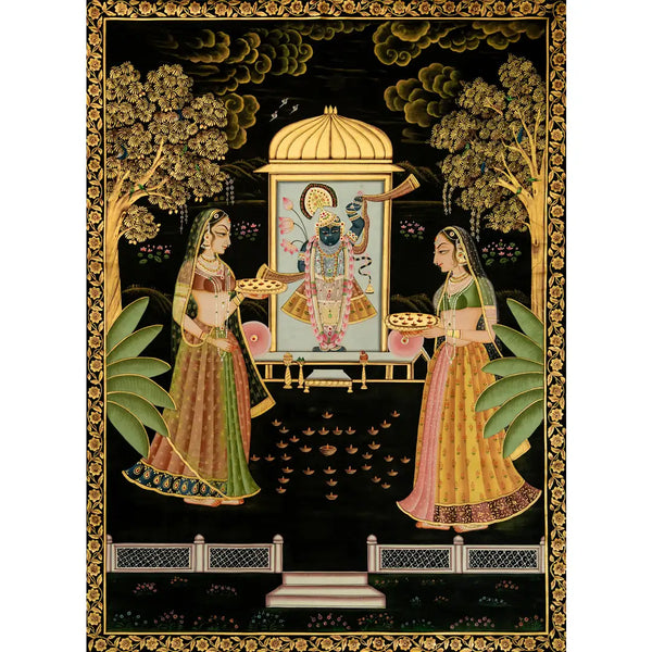 Shrinathji Rajbhog Swaroop Handmade Pichwai Painting