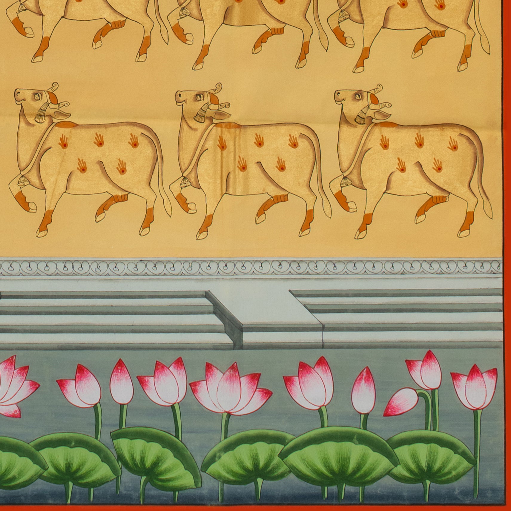 Shri Gokul Chandramaji Gawal Swaroop Pichwai Handmade Painting