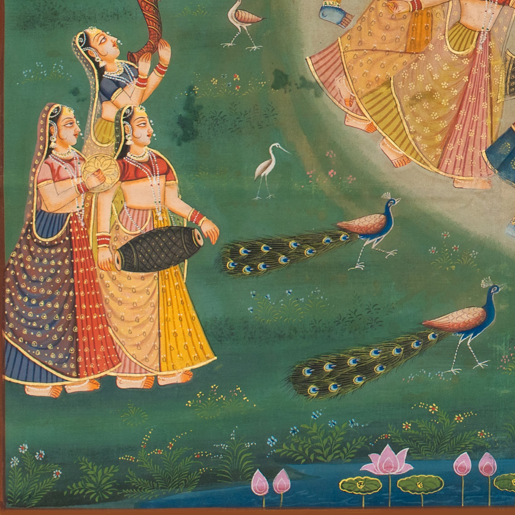 Shri Krishna Maha Raasleela  Pichwai Handmade Painting