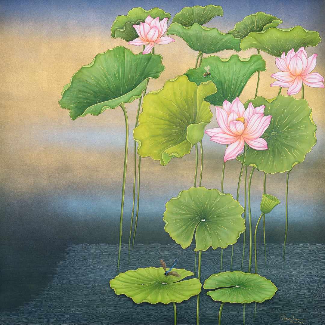 Limited Edition Lotus Artwork By Shammi Banu Sharma