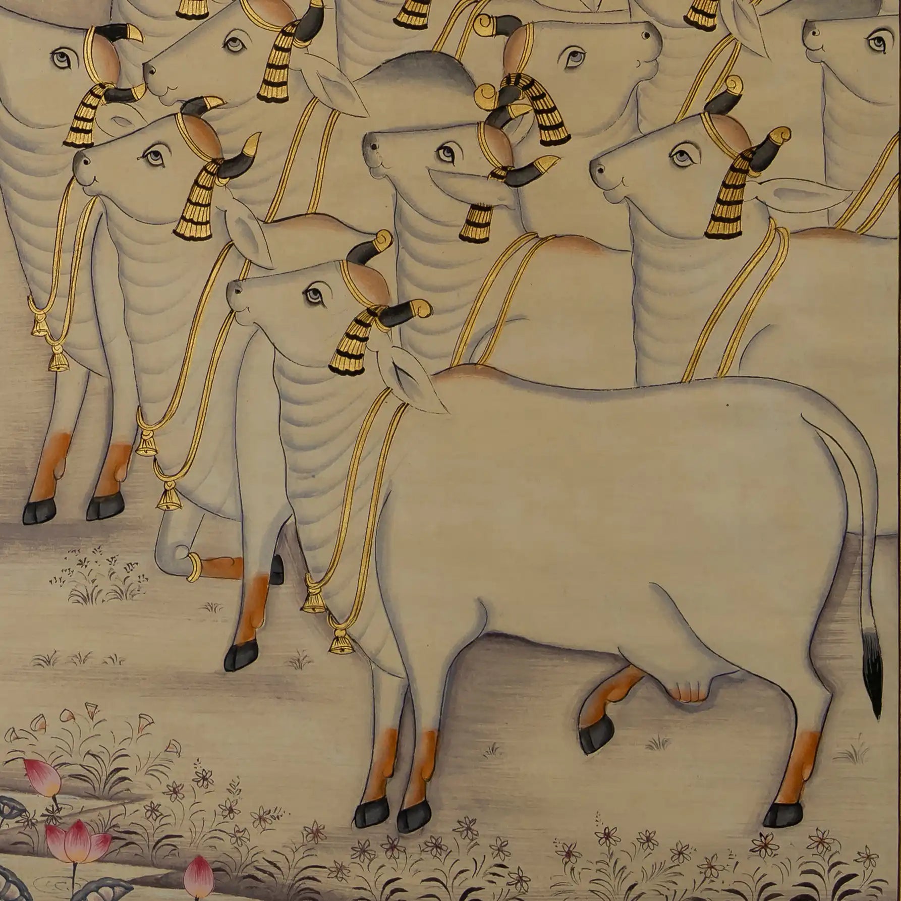 Radha Krishna Leela Handmade Pichwai Painting 2