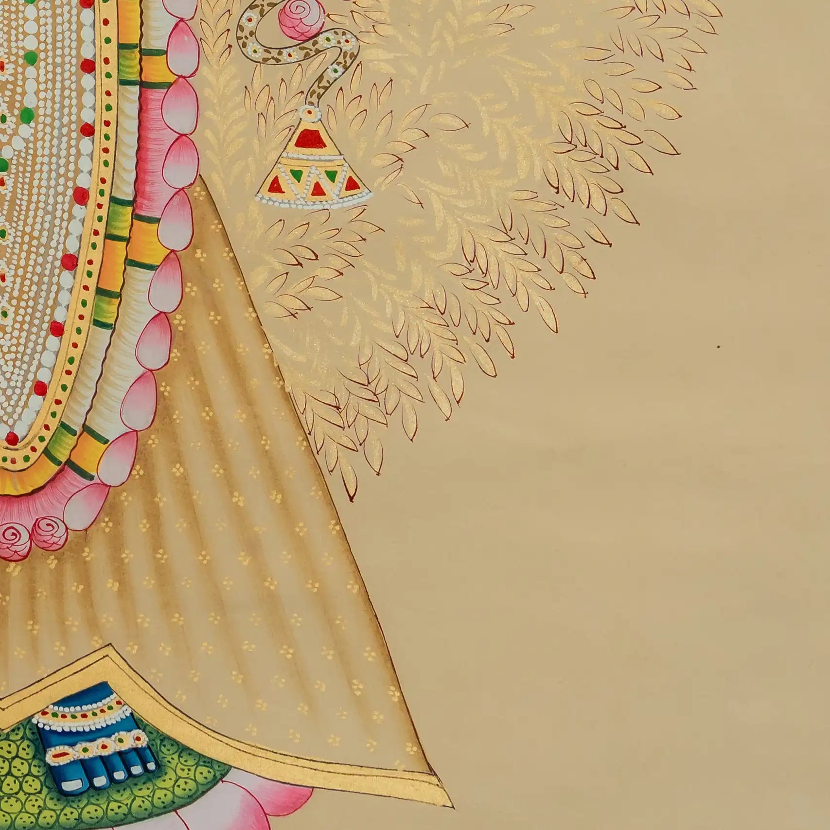 Shrinath ji Chappan Bhog Swaroop Handmade Pichwai Painting