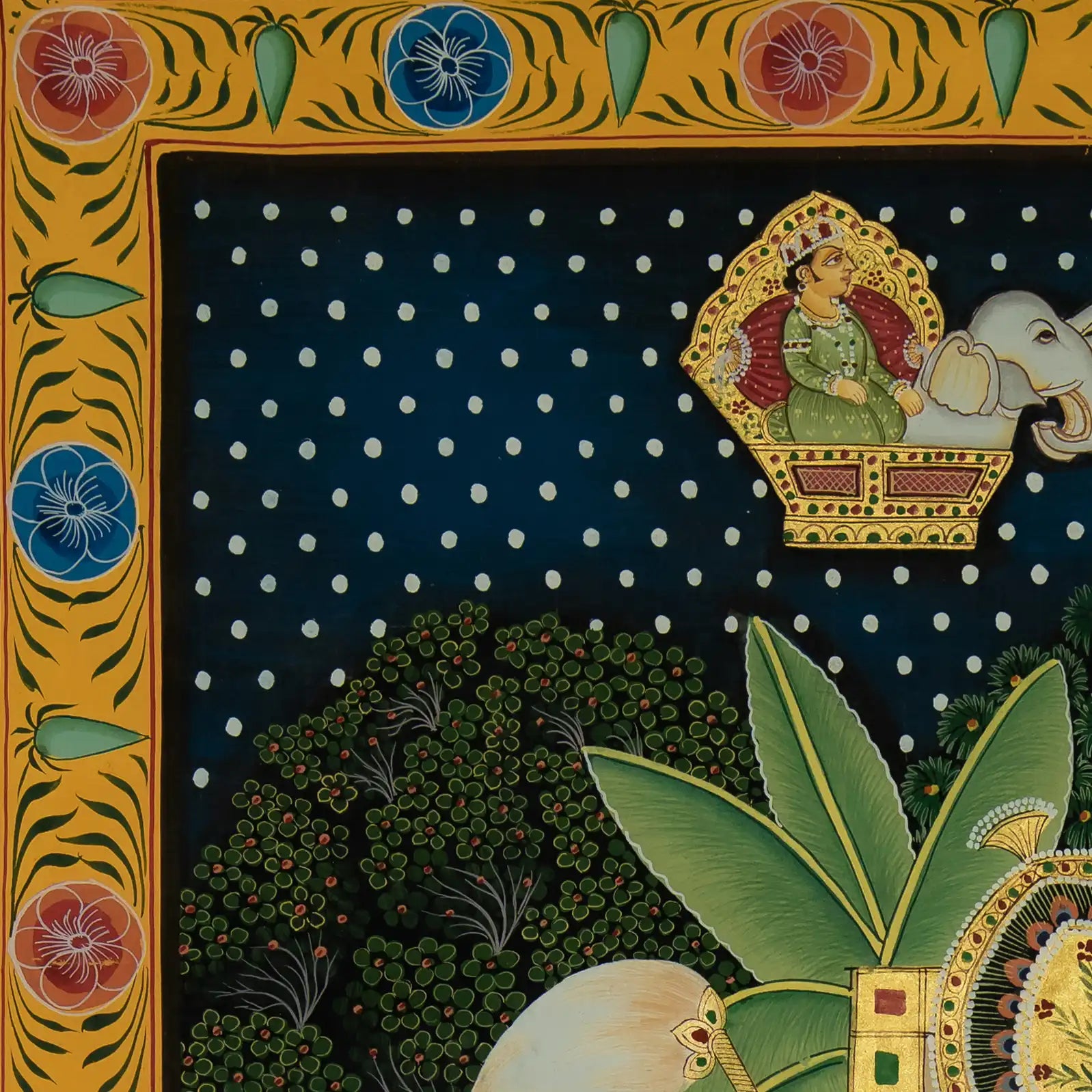 Shrinath ji Raj Bhog Swaroop Handmade Pichwai Painting