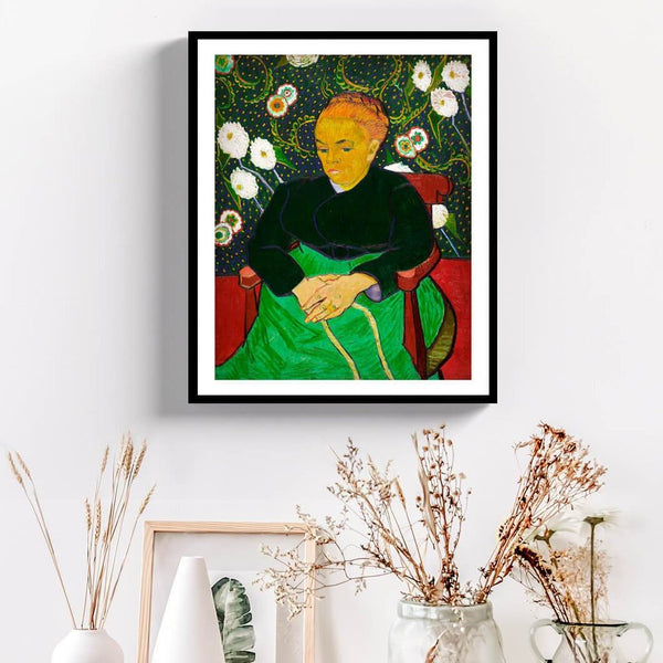 The Berceuse, Woman Rocking a Cradle Vincent Van Gogh Painting 1