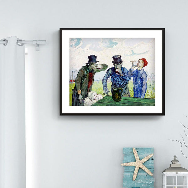 The Drinkers Vincent Van Gogh Painting