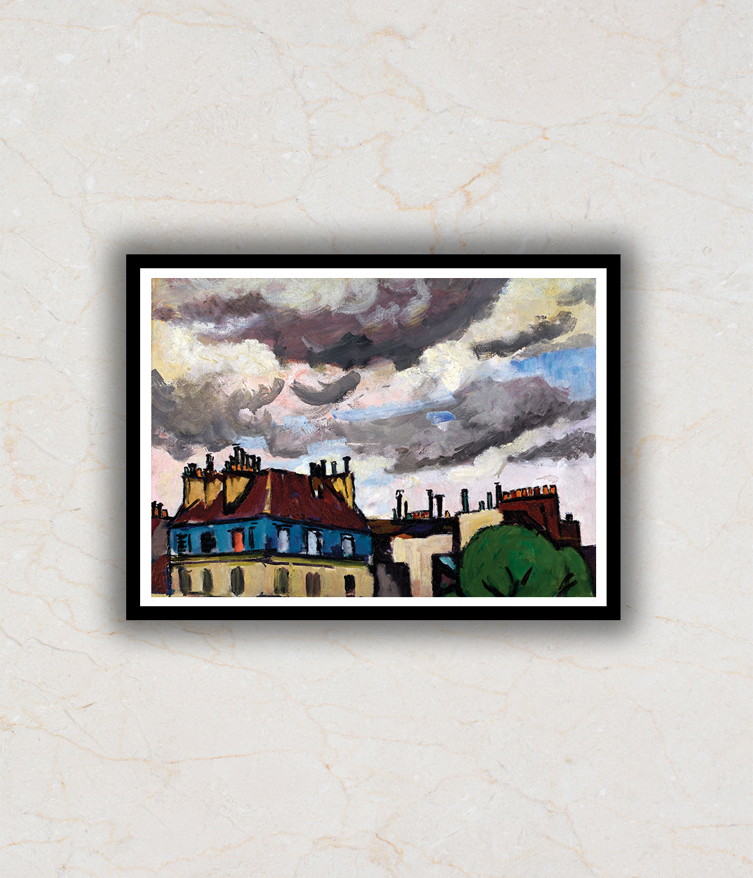 Rooftops and Clouds, Paris