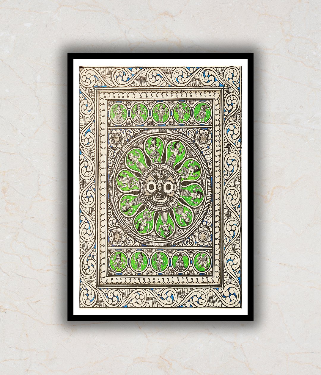 Pattachitra Mandala Art Painting For Home Wall Art Decor