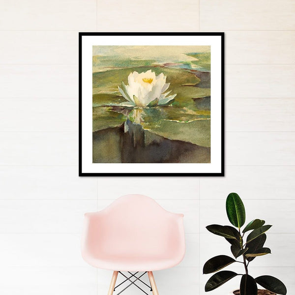 Lotus Painting by John La farge
