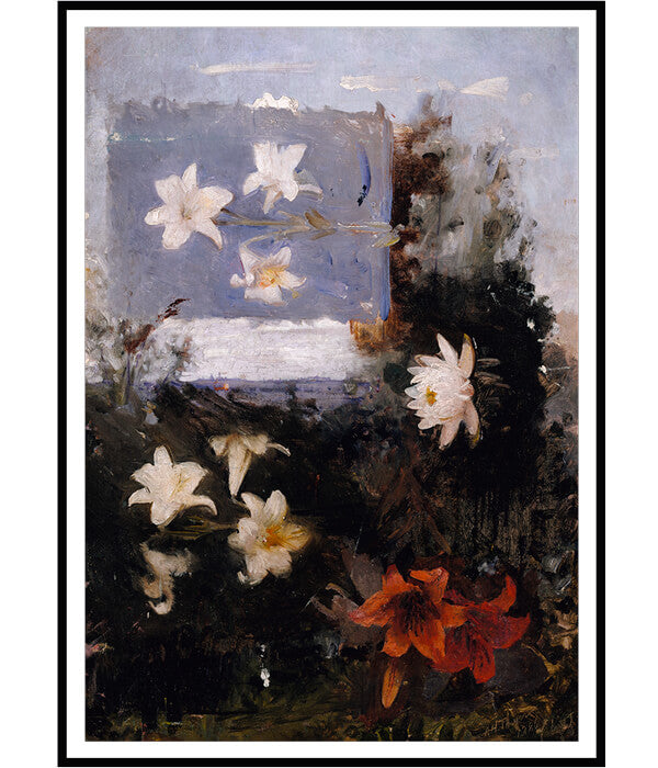 Flower Studies Set of 2 Floral Painting by Abbott Handerson