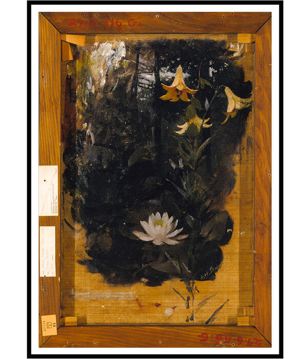 Flower Studies Set of 2 Floral Painting by Abbott Handerson