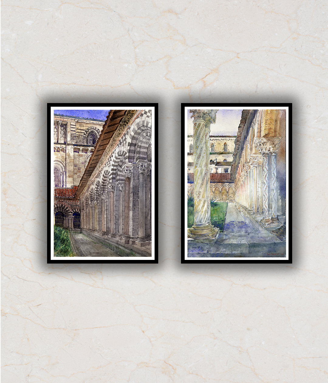 Cathedral at Monreale, Sicily ByCass Gilbert Landscape Artwork