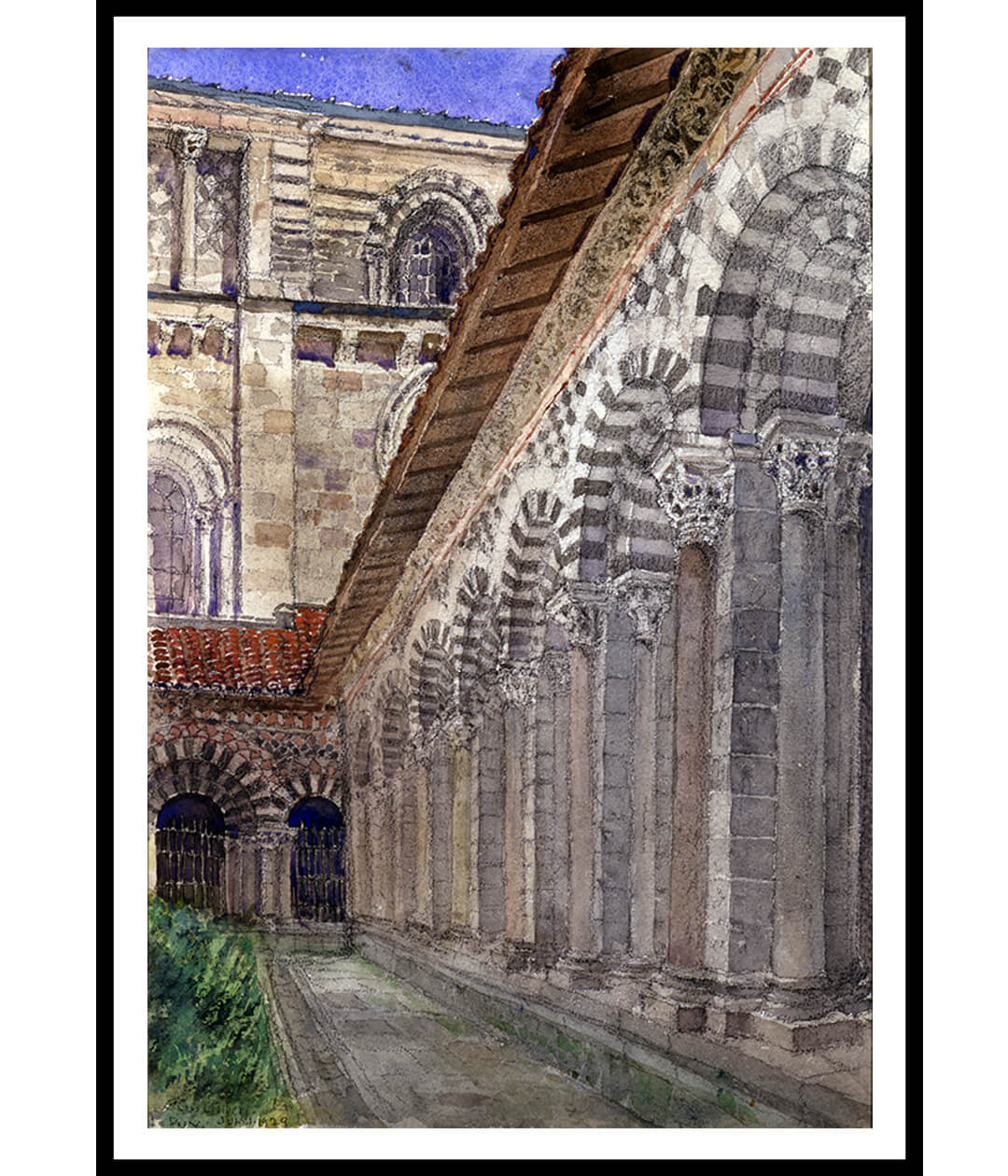 Cathedral at Monreale, Sicily ByCass Gilbert Landscape Artwork