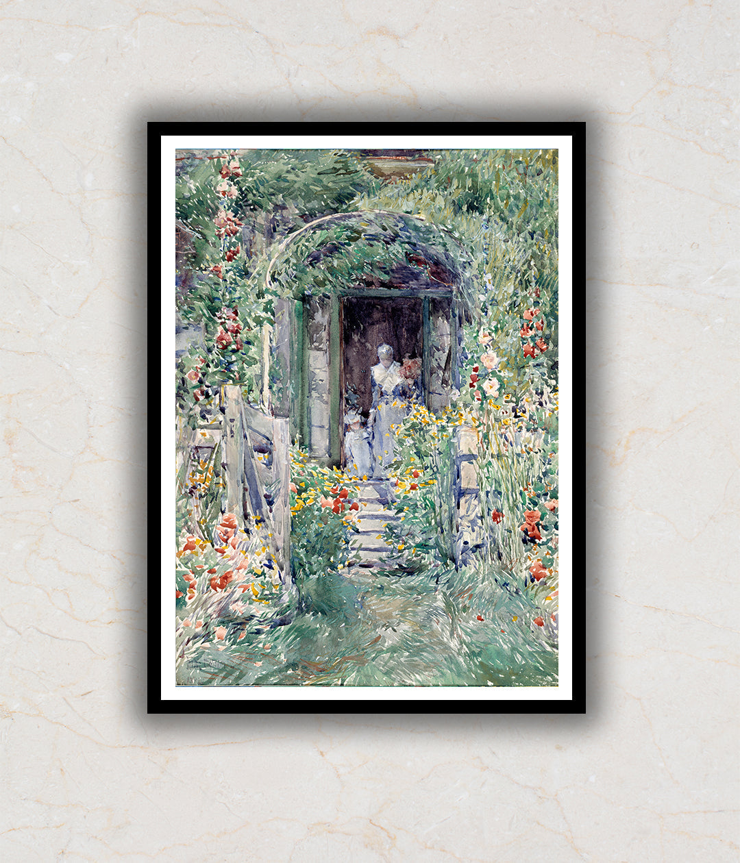 The Garden in it's Glory Floral Painting by Childe Hassam