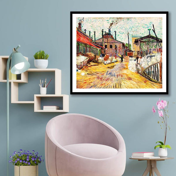 The Factory Vincent Van Gogh Painting