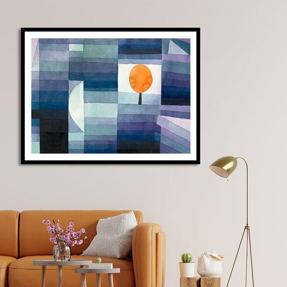 The Harbinger of Autumn Abstract Art by Paul Klee