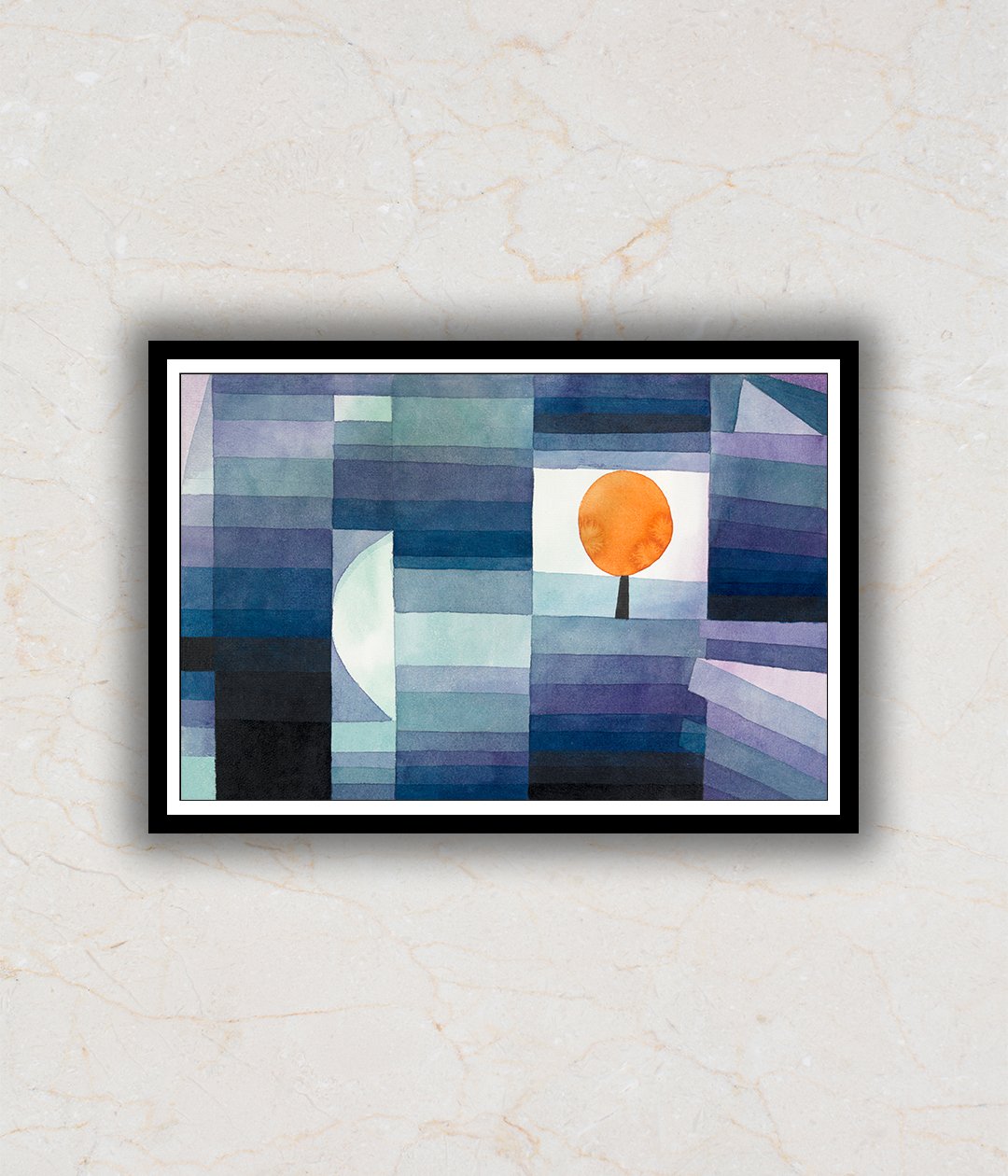 The Harbinger of Autumn Abstract Art by Paul Klee