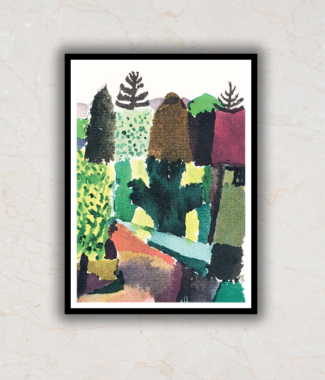 Park Abstract Art by Paul Klee.