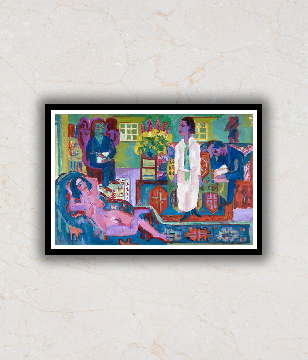 Modern Bohemia Abstract Art by Ernst Ludwig Kirchner