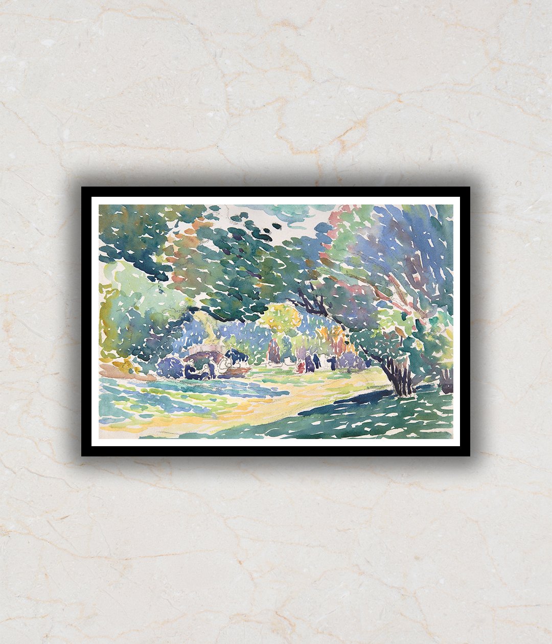 Landscape Abstract Art by Henri-Edmond Cross.