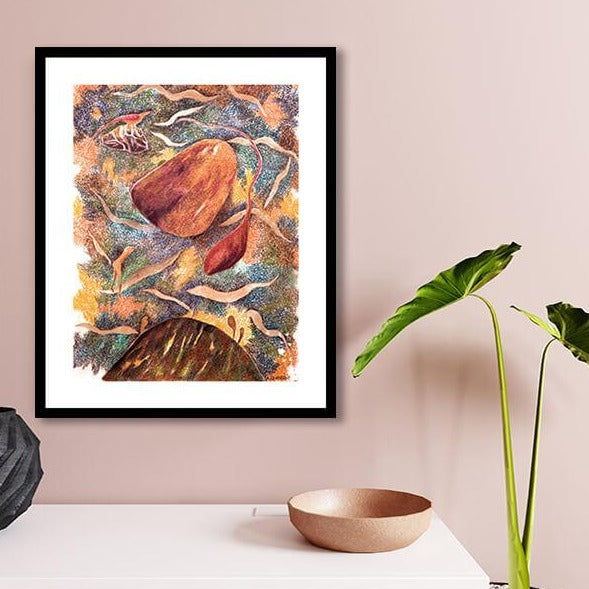The Rock Forest Abstract Art