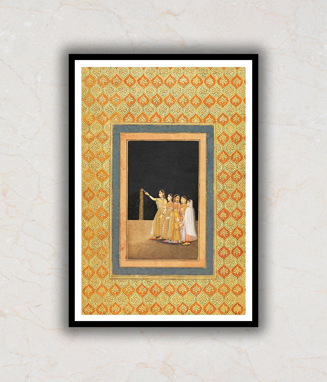Court Ladies Playing with Fireworks Artwork Painting For Home Wall Art DŽcor