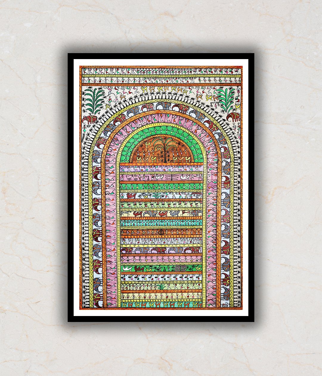 Tribal Warli Pattachitra Art Painting For Home Wall Art Decor