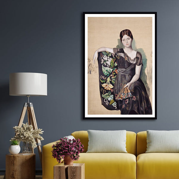 Ogla in Armchair Modern Abstract Painting Artwork For Home Wall DŽcor by Pablo Picasso
