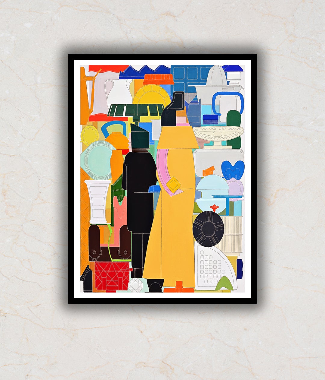 Doppelpack - Alfio Giuffrida Modern Abstract Painting Artwork For Home Wall DŽcor