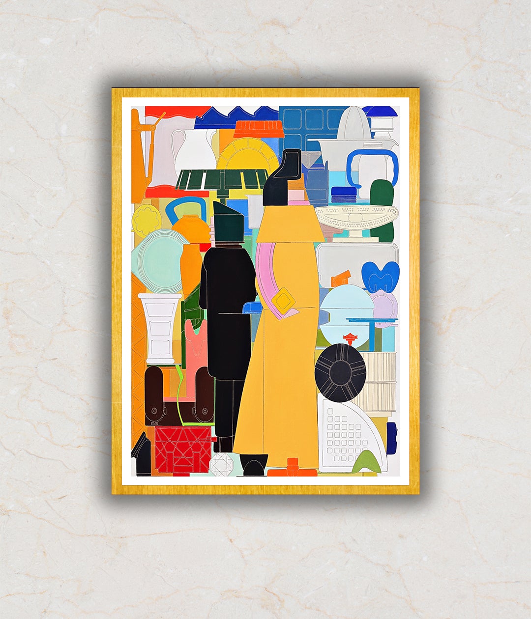Doppelpack - Alfio Giuffrida Modern Abstract Painting Artwork For Home Wall DŽcor