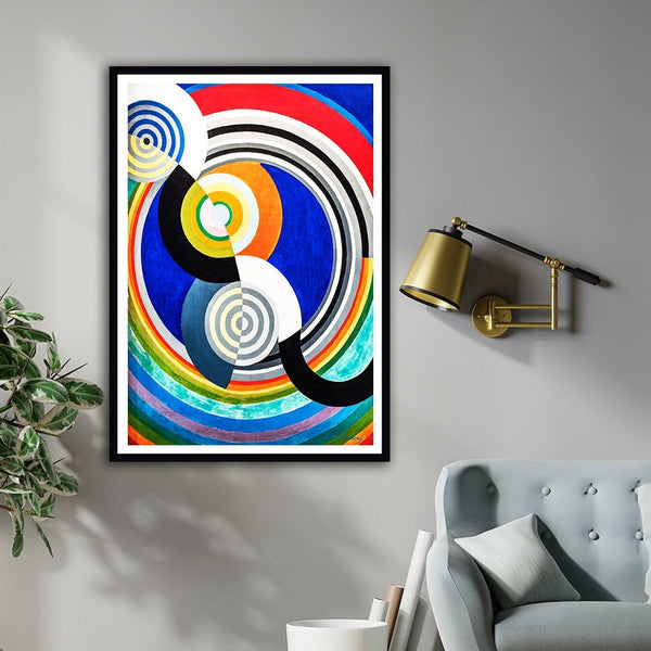 Rhythm Modern Abstract Painting Artwork For Home Wall DŽcor by Robert Delaunay 1