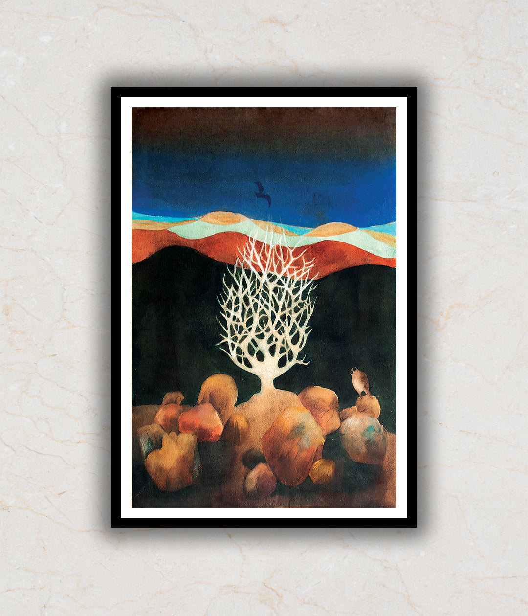 Haze Landscape Painting by Saroop Bhatia