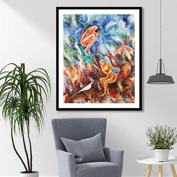 Schism Abstract Painting