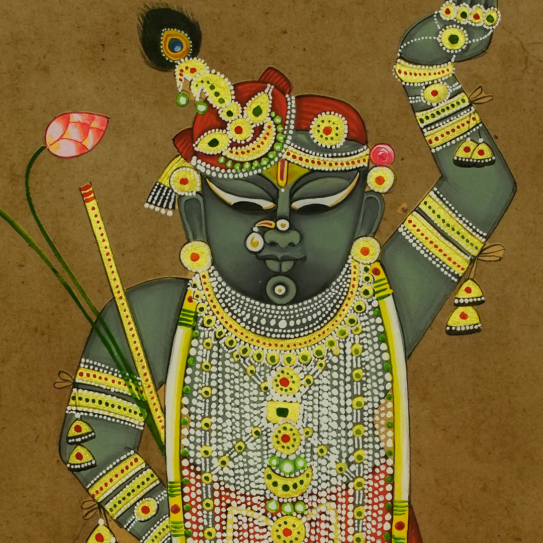 The Grandiose of Shrinathji Pichwai Artwork Painting For Home Wall Decor