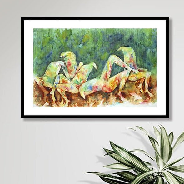 Co-Dependent Abstract Wall Art