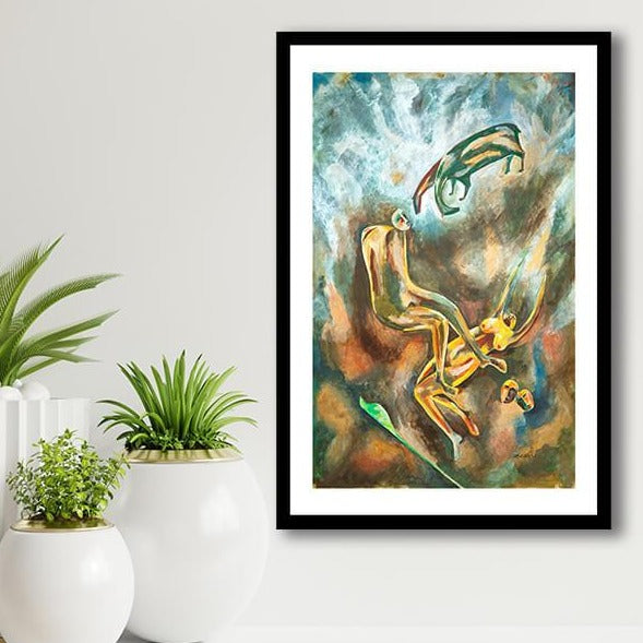 Inner Battles Abstract Wall Art