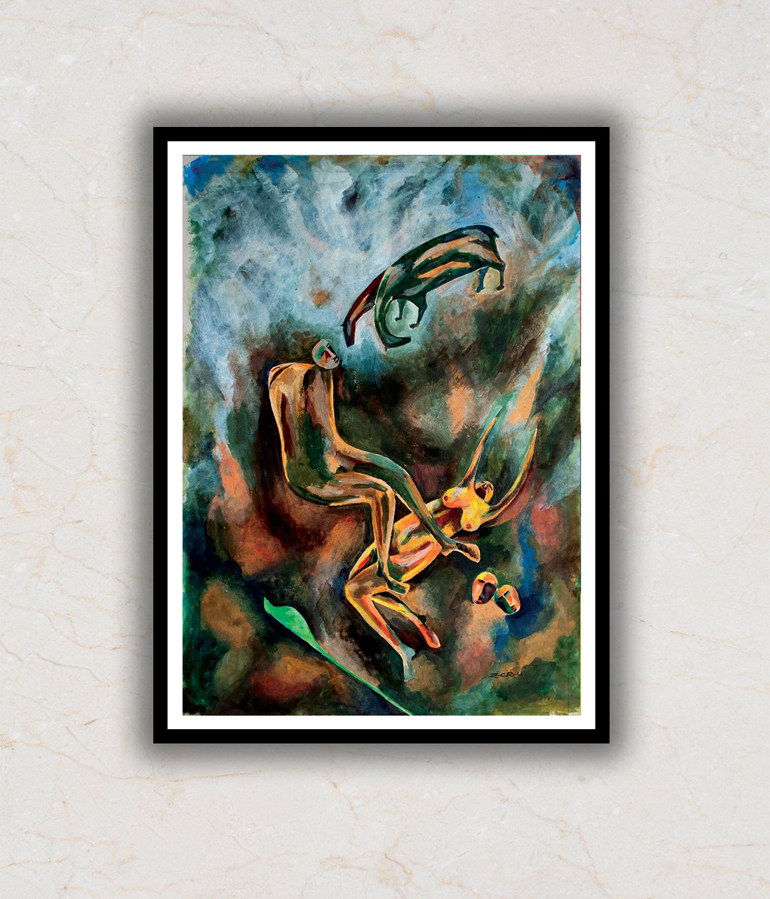 Inner Battles Abstract Wall Art