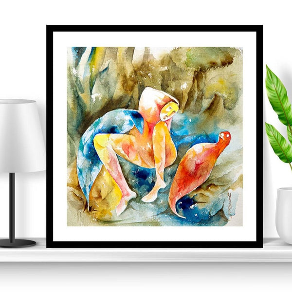 The Forest Thinker Abstract Art Painting