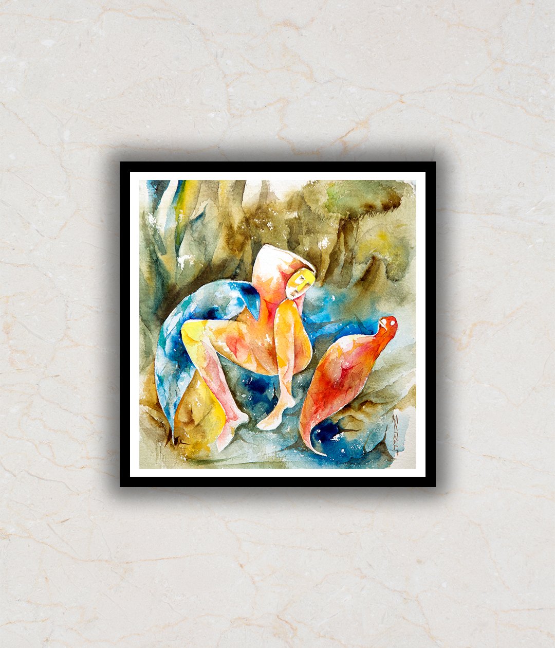 The Forest Thinker Abstract Art Painting