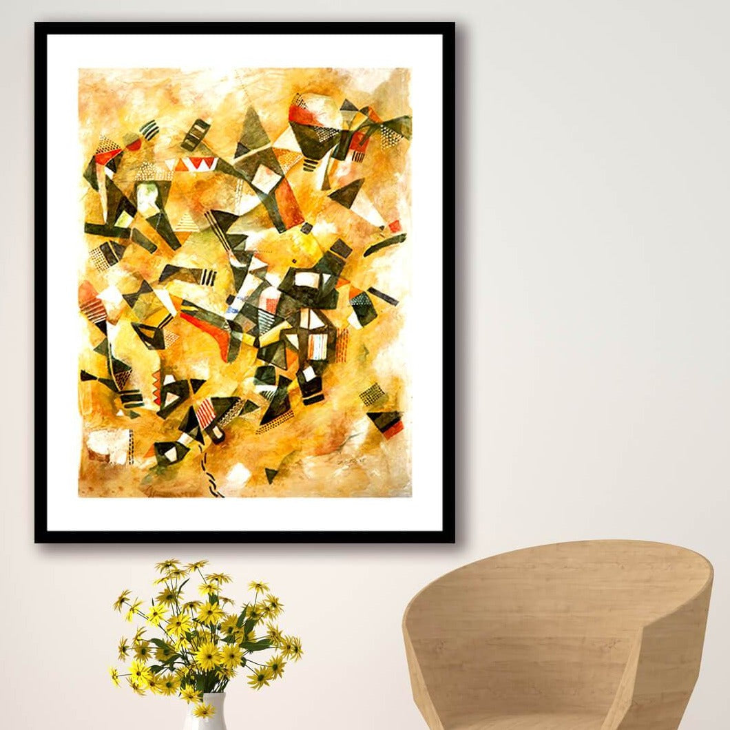 Facets Abstract Art Painting