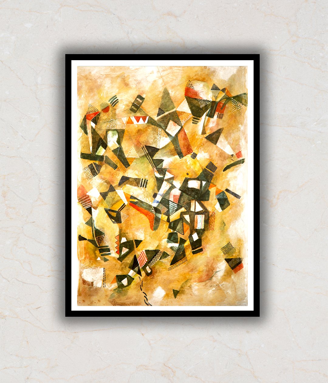 Facets Abstract Art Painting