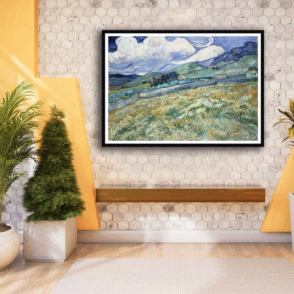 Landscape from Saint RŽmy Artwork Painting For Home Wall Art DŽcor By Vincent Van Gogh
