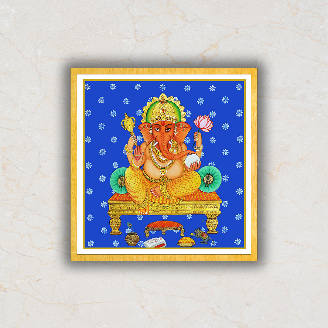 Ganesha Ji Artwork Painting For Home Wall Decor