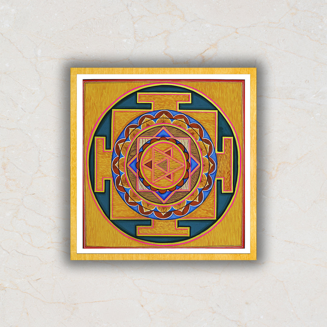 The Shiva Shakti Yantra Artwork Painting For Home Wall DŽcor