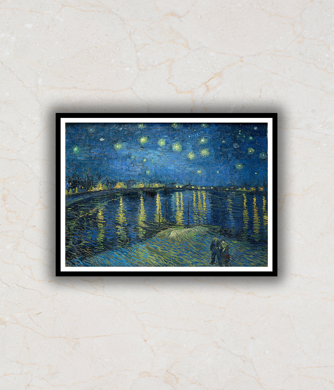 Starry Night Over the Rhone Artwork Painting For Home Wall Art DŽcor By Vincent Van Gogh