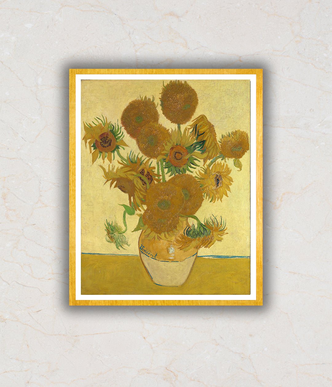 Sunflowers Artwork Painting For Home Wall Art DŽcor By Vincent Van Gogh