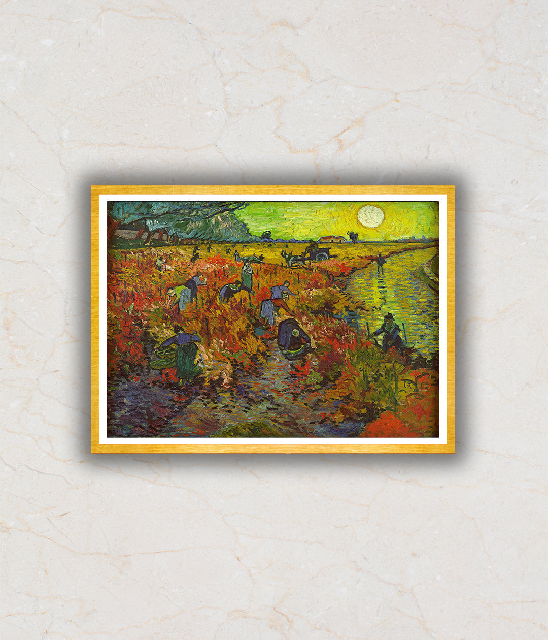 The Red Vineyard Artwork Painting For Home Wall Art DŽcor By Vincent Van Gogh