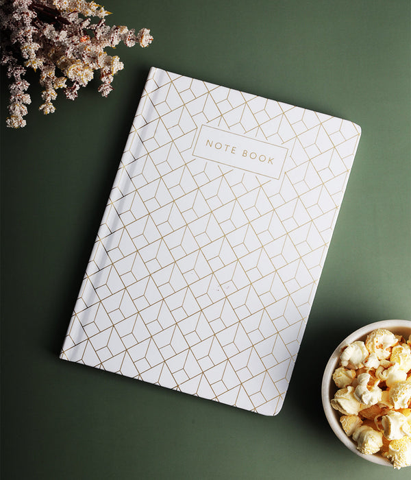 Mirage Hardbound Notebook Journal Diary with Gold Foil Accents