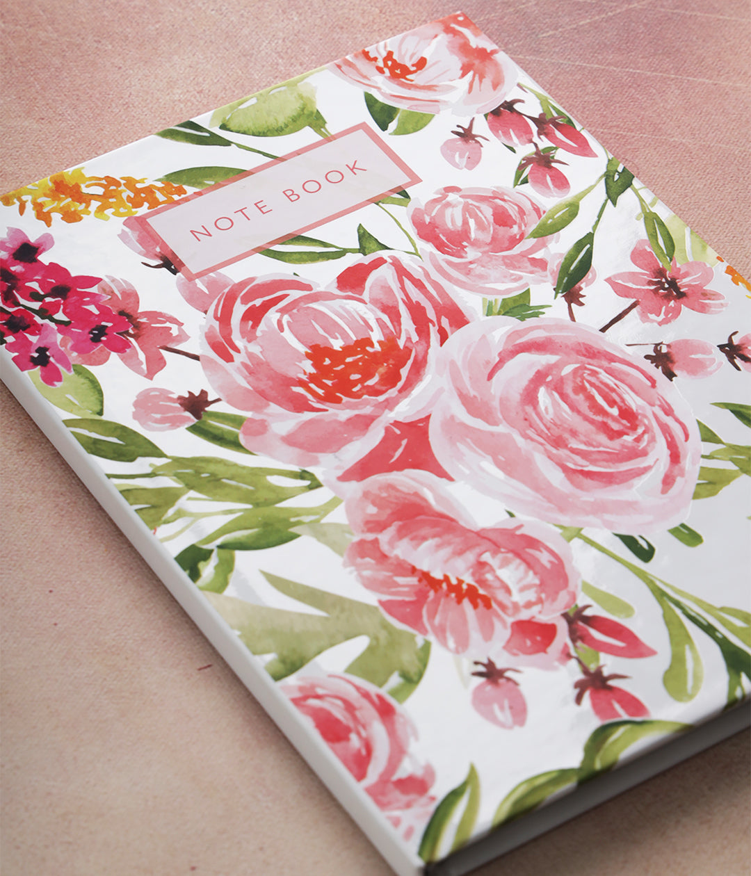 A Summer Afternoon Hardbound Notebook Journal Diary with Graining Accents