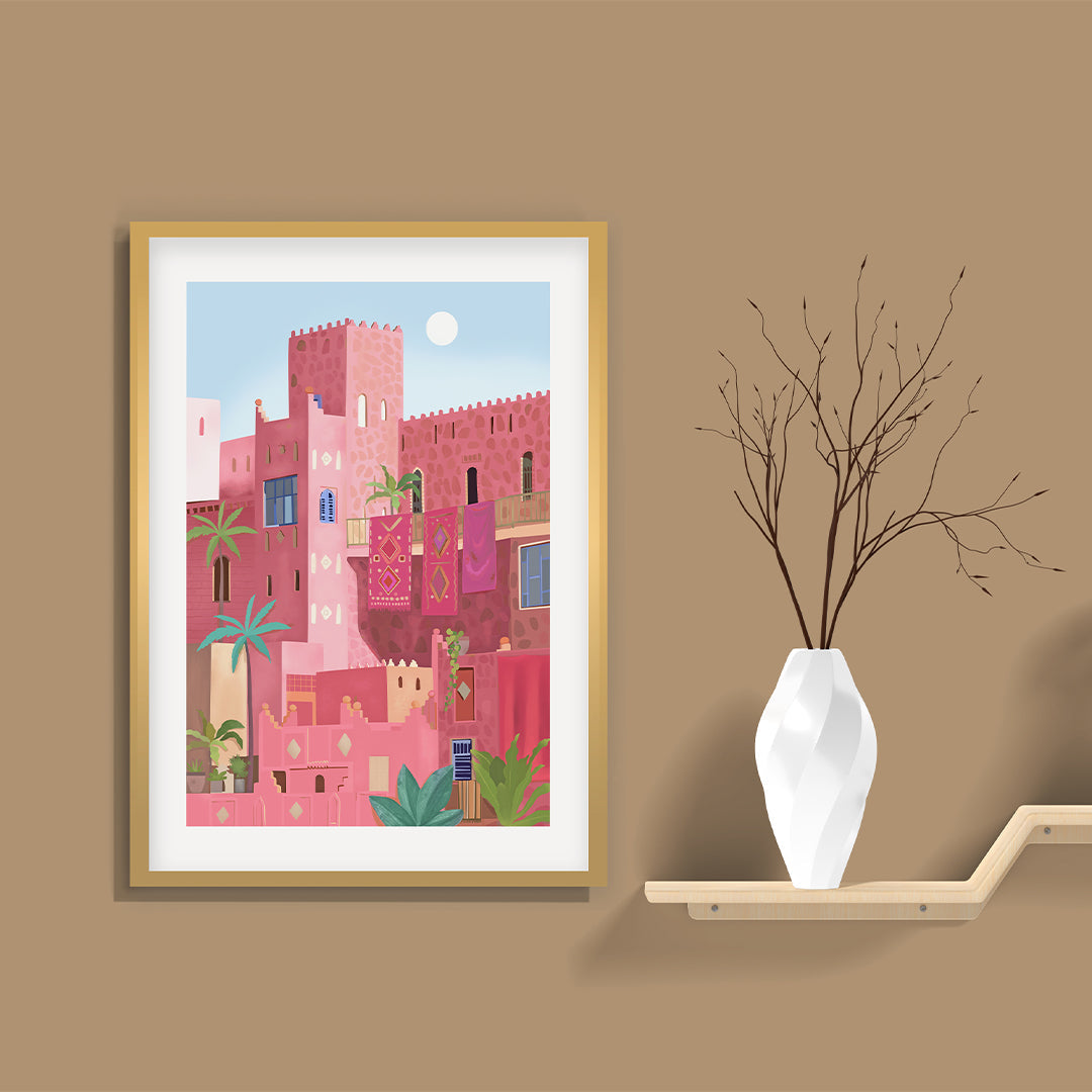 Kashbah Petra Lidze Painting Artwork For Home Wall Decor
